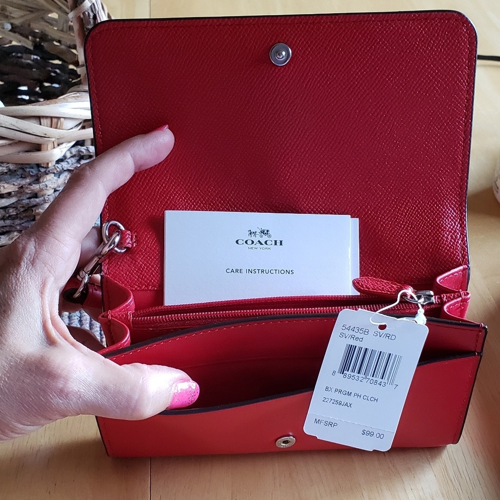 Coach wristlet wallet